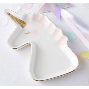 Kate Aspen Unicorn Trinket Jewelry Tray Dish